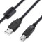 Кабель COLORWAY USB 2.0 AM/BM 2м Black (CW-CBUB072-BK)