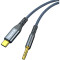 Кабель COLORWAY USB-C to 3.5mm 1.2м Gray