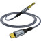 Кабель COLORWAY USB-C to 3.5mm 1.2м Gray