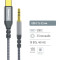 Кабель COLORWAY USB-C to 3.5mm 1.2м Gray