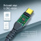 Кабель COLORWAY USB-C to 3.5mm 1.2м Gray