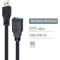 Кабель-подовжувач COLORWAY USB3.0 AM/AF 1.8м Black (CW-CBUF075-BK)