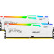 Модуль пам'яті KINGSTON FURY Beast RGB DDR5 DDR5 5200MHz 16GB Kit 2x8GB White (KF552C40BWAK2-16)