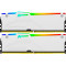 Модуль пам'яті KINGSTON FURY Beast RGB DDR5 DDR5 5200MHz 16GB Kit 2x8GB White (KF552C40BWAK2-16)