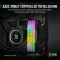 Модуль памяти CORSAIR Vengeance RGB DDR5 6800MHz 32GB Kit 2x16GB Black (CMH32GX5M2B6800C40)