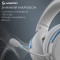 Наушники геймерские GAMEPRO Asgard Skadi White/Blue (HSW191WB)