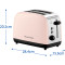 Тостер RUSSELL HOBBS Colours Plus 2 Slice Jasmine (26930-56)