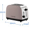 Тостер RUSSELL HOBBS Colours Plus 2 Slice Mocha (26931-56)