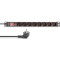 Блок розеток DIGITUS 19", 1U, 8xSchuko, 16А, с выключателем, 2м (DN-95436)