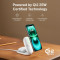 Бездротовий зарядний пристрій BELKIN UltraCharge 2-in-1 Foldable Magnetic Charger Qi2 25W White (WIZ039KQWH)