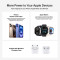 Бездротовий зарядний пристрій BELKIN UltraCharge Pro 3-in-1 Magnetic Charging Dock Qi2 25W Charcoal (WIZ040KQCH)