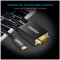 Кабель CHOETECH USB-C to VGA 1.8м Black (XCV-1801-BK)