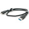 Кабель VEGGIEG USB 3.0 AM/BM 0.5м (V-U318)