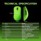 Миша RAWM ES21Pro Green