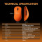 Миша RAWM ES21Pro Orange