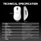 Миша RAWM ES21Pro White