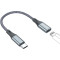 Адаптер COLORWAY USB-C to Lightning 0.175м Gray (CW-AD-CL)