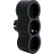 Мережевий розгалужувач LEGRAND Standard 3x2K+3 Black, 3 розетки (694519)