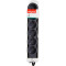 Подовжувач LEGRAND Standard 6x2K+3 Black, 6 розеток, 1.5м (694558)