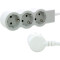 Подовжувач LEGRAND Standard 3x2K+3 White, 3 розетки, 5м (694567)