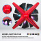 Вентилятор ALSEYE X12 Push Red (AS.04.03.0030)