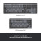 Клавіатура бездротова LOGITECH MX Mechanical Mini Tactile Quiet Graphite (920-010780)