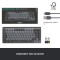 Клавіатура бездротова LOGITECH MX Mechanical Mini Tactile Quiet Graphite (920-010780)