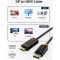 Кабель CABLETIME 4K 60Hz DisplayPort - HDMI v1.2 1.8м Black (CD32K)