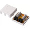 Розетка настінна KINGDA 2xRJ-45 Cat.6 UTP White (KD-WP6035-C6)