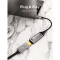 Адаптер CABLETIME 4K 60Hz USB-C to HDMI v2.0 0.2м Black/Gray (CP10B)