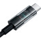 Кабель BASEUS Gem Fast Charging Data Cable USB to USB-C 100W 2м Cluster Black (P10373000111-01)