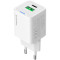 Зарядний пристрій COLORWAY GaN Mini 20W 1xUSB-A, 1xUSB-C Fast Charging White (CW-CHS062PD-WT)