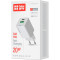 Зарядний пристрій COLORWAY GaN Mini 20W 1xUSB-A, 1xUSB-C Fast Charging White (CW-CHS062PD-WT)