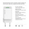 Зарядний пристрій COLORWAY GaN Mini 20W 1xUSB-A, 1xUSB-C Fast Charging White (CW-CHS062PD-WT)