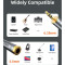 Адаптер CABLETIME mini-jack 3.5 mm - jack 6.35 mm Gray (CPA4G)