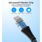 Кабель CHOETECH XCC-1051 Magnetic USB-C to USB-C PD3.1 240W 1.2м Black (XCC-1051-BK)