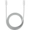 Кабель XIAOMI 6A Braided Type-C to Type-C 1м White (BHR087KGL)