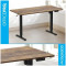Компьютерный стол с электрорегулировкой высоты OFFICEPRO ODE1670DW Dark Wood/Black