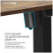 Компьютерный стол с электрорегулировкой высоты OFFICEPRO ODE1670DW Dark Wood/Black