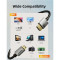 Кабель CABLETIME 8K 60Hz Mini-HDMI - HDMI 0.5м Black (CH15E)