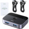 USB свитч UGREEN CM757 USB 3.0 2-In 2-Out Sharing Switch (35313)