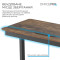 Компьютерный стол с электрорегулировкой высоты OFFICEPRO ODE1575DW Dark Wood