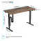 Компьютерный стол с электрорегулировкой высоты OFFICEPRO ODE1575DW Dark Wood