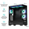 Корпус QUBE Fort ARGB Black (FORT_GBNU3)