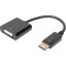 Адаптер DIGITUS DisplayPort Adapter DisplayPort - DVI 0.15м Black (AK-340401-001-S)