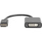 Адаптер DIGITUS DisplayPort Adapter DisplayPort - DVI 0.15м Black (AK-340401-001-S)