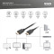 Кабель DIGITUS HDMI v2.0 2м Black (DB-330123-020-S)