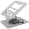 Подставка для ноутбука VOLTRONIC L018 360-degree Rotating Base Silver