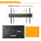 Кріплення настінне для ТВ BRATECK KL36-46F 37"-86" Black