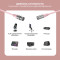Кабель мікрофонний FIFINE XLR Male to Female XLR 1.8м Pink